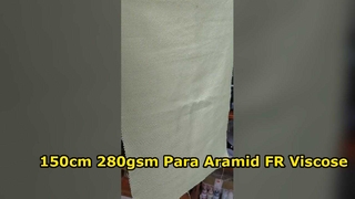 150cm 280gsm الفقرة الأراميد FR فسكوزي البوليستر المخلوطة مقاومة للحريق ملابس العمل `