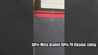 50% ميتا أراميد 50% FR فيسكوز بطانة من القماش