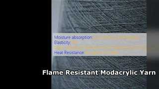 حل نسيجي ممتاز مقاوم للهب من خيوط موداكريليك