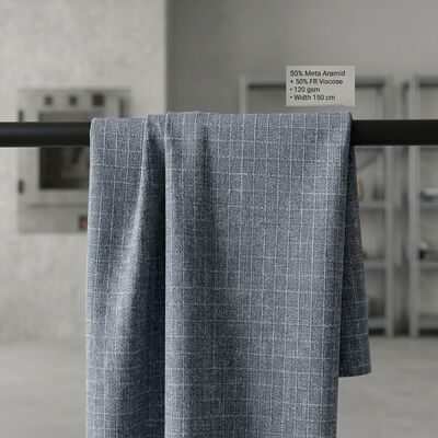 120gsm Meta Aramid Fabric Permanent Flame Retardant Heat Resistant FR Viscose Blended Fabric