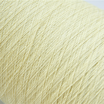 40TEX الفقرة أراميد خيوط خيوط صفراء خام لنسج النسيج
