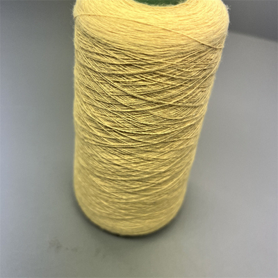 60TEX Para Aramid Yarn Yellow للقفازات أو الأقمشة NE 20/2